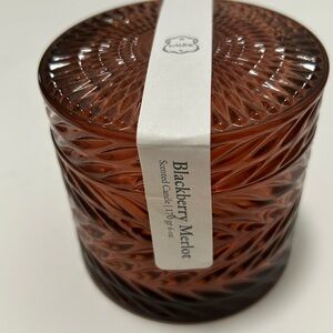 Used Laline Blackberry Merlot Scented Candle 170g / 6oz Home Decor Smell